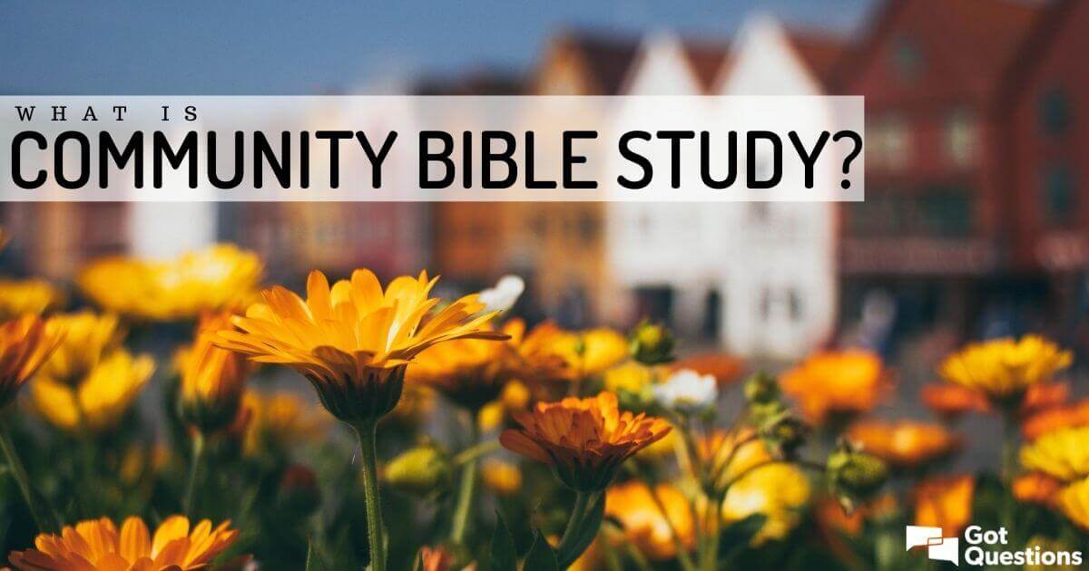 What is Community Bible Study?