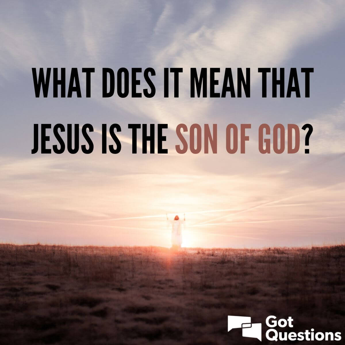 What Does It Mean That Jesus Is The Son Of God GotQuestions