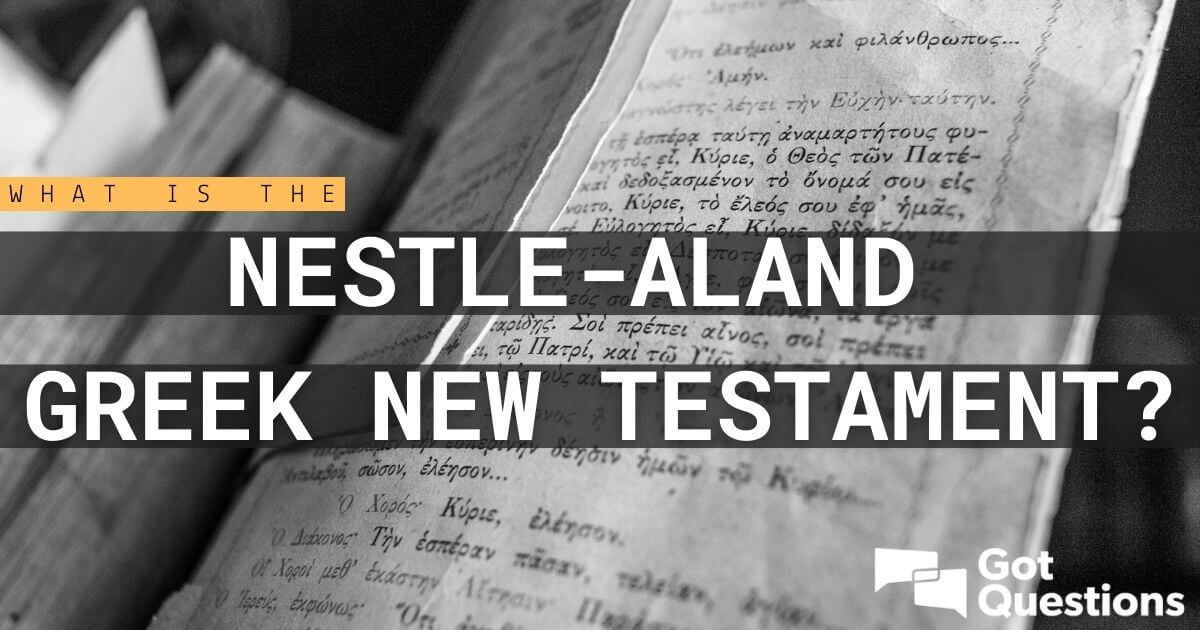 greek new testament online nestle aland