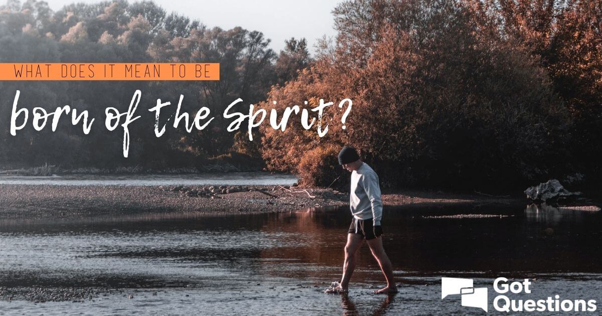  What Does It Mean To Be Born Of The Spirit GotQuestions