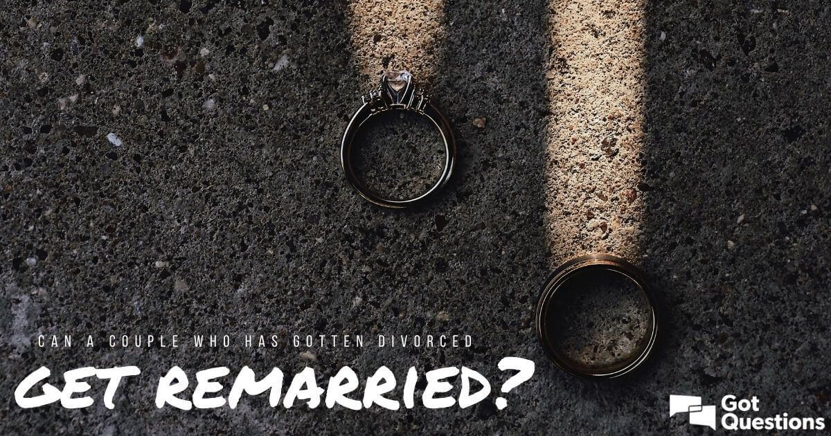 Can A Couple Who Has Gotten Divorced Get Remarried 6609