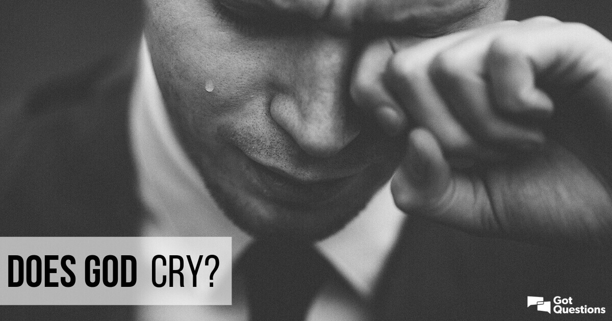 Does God cry? | GotQuestions.org