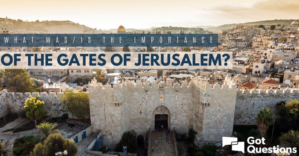 The Gates Of Jerusalem Wall