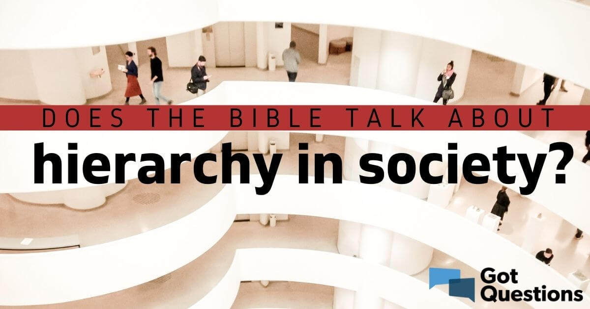 does-the-bible-talk-about-hierarchy-in-society-gotquestions