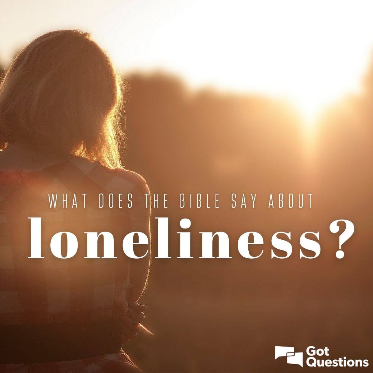 What Does The Bible Say About Loneliness GotQuestions