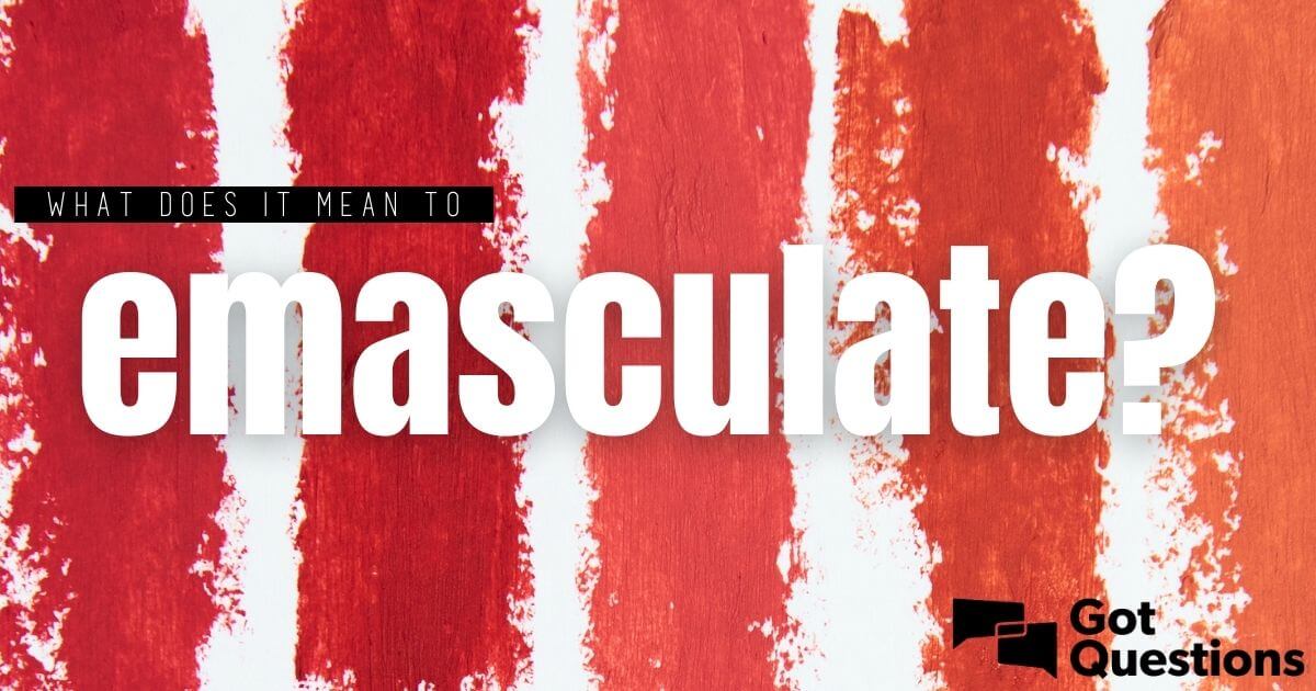 5 letter word for emasculate