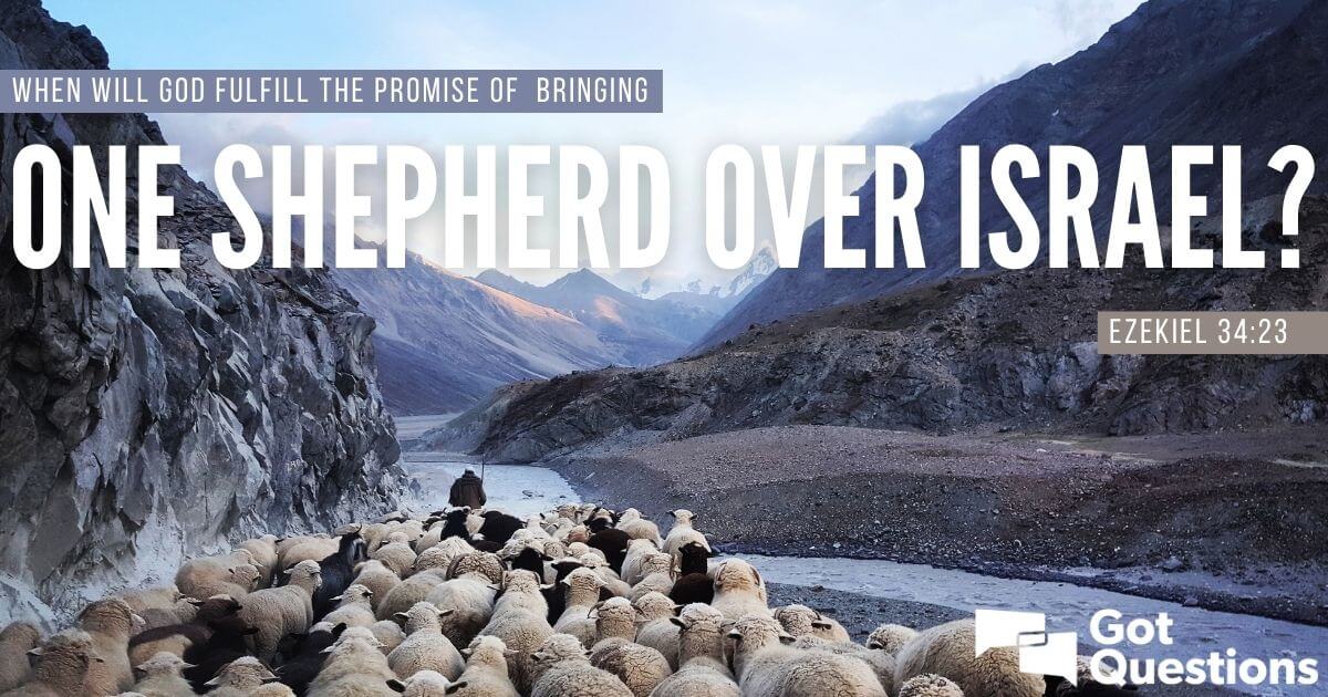 When Will God Fulfill The Promise Of Bringing One Shepherd Over Israel ...