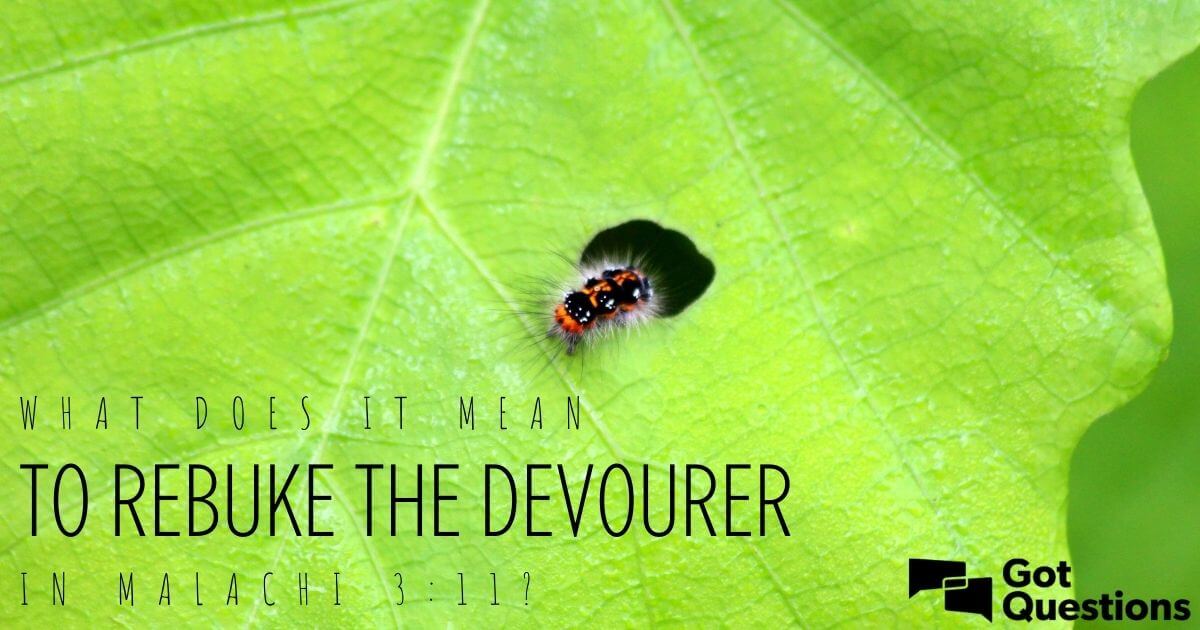 What Does It Mean To Rebuke The Devourer In Malachi 3 11 