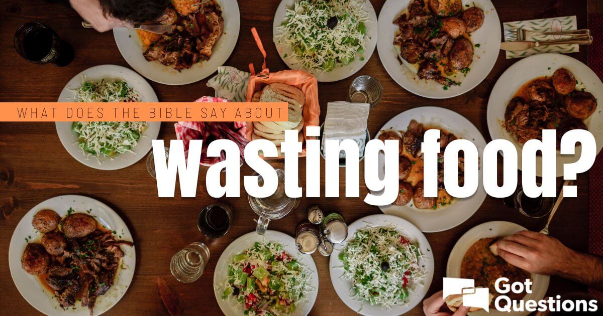 wasting food