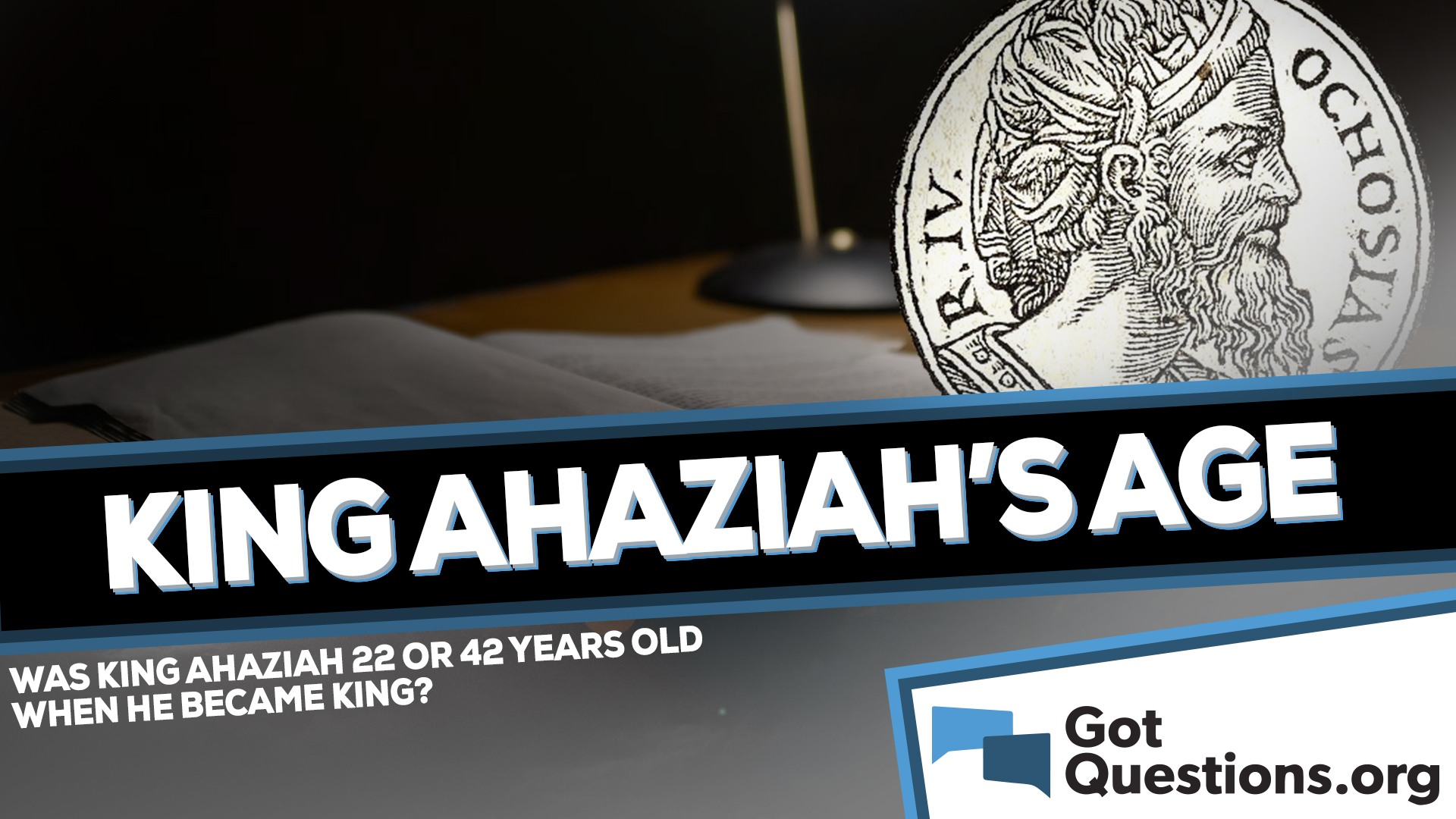 Was Ahaziah 22 years old (2 Kings 8:26) or 42 years old (2 Chronicles 22:2)  when he started his reign?